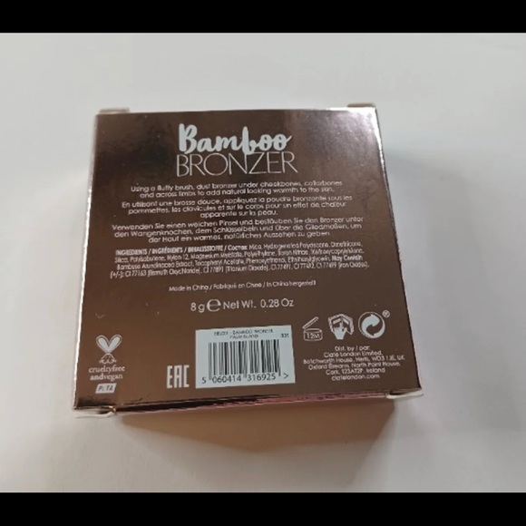 CIATE LONDON Bamboo Bronzer Mattifying Powder Bronzer Palm Island 8g / 0.28 Oz - Picture 3 of 4